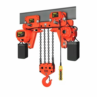 10т 6м УСВ таль цепная ТЭЦ OCALIFT 10-04LHD 380в передвижная двухскоростная купить в Москве с доставкой по всей России | ProtosMarket.ru