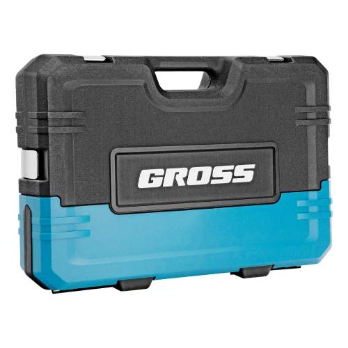 Набор инструментов, 1/2", 3/8", 1/4", CrV, 120 зубьев, 216 предметов Gross по ценам производителя в Уфе с доставкой по всей России