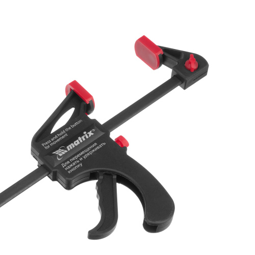 Струбцина универсальная F-образная, 200 х 315 х 45 мм, пластмассовый корпус Matrix по ценам производителя в Уфе с доставкой по всей России