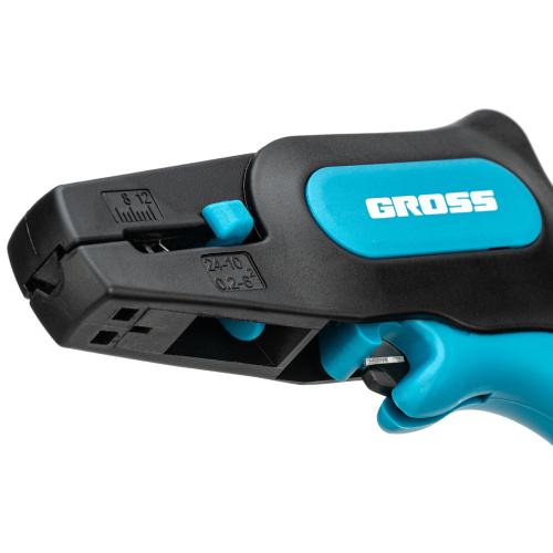 Щипцы для зачистки электропроводов 0.2-6 мм2 (10-24 AWG) лезвие: нержавеющая сталь Gross по ценам производителя в Уфе с доставкой по всей России