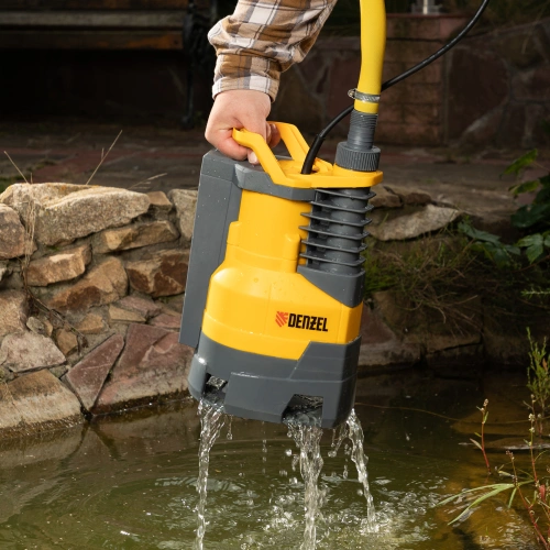 Дренажный насос DPХ450, 450 Вт, подъем 5 м, 9000 л/ч Denzel по ценам производителя в Уфе с доставкой по всей России