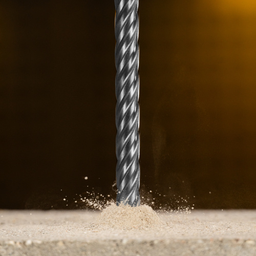 Бур по бетону, цельная крестовая пластина, 12x265 мм, SDS PLUS Denzel по ценам производителя в Уфе с доставкой по всей России