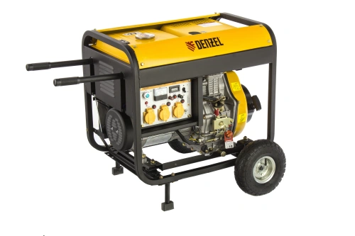 Генератор дизельный DD6300Е, 5.0 кВт, 220 В/50 Гц, 15 л, электростартер Denzel по ценам производителя в Уфе с доставкой по всей России