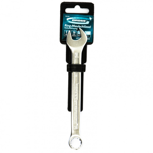 Ключ комбинированный 12 мм, CrV, холодный штамп Gross по ценам производителя в Уфе с доставкой по всей России