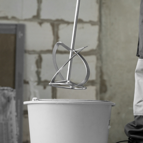 Насадка для миксера, для тяжелых растворов, 160 х 590 мм, оцинкованная, хвостовик резьба М14 Сибртех по ценам производителя в Уфе с доставкой по всей России