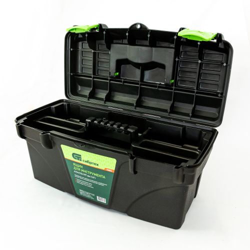 Ящик для инструмента, 410 х 215 х 197 мм, 16", пластик Сибртех по ценам производителя в Уфе с доставкой по всей России