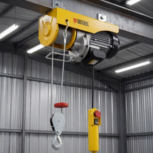Тельфер электрический TF-1000,1 т, 1600 Вт, высота 12 м, 8 м/мин Denzel по ценам производителя в Уфе с доставкой по всей России