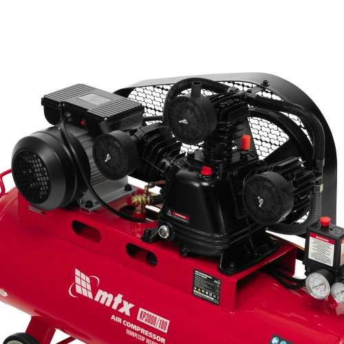 Компрессор воздушный ременный привод КР3000/100  3,0 кВт, 100 литров, 510 л/мин МТХ по ценам производителя в Уфе с доставкой по всей России