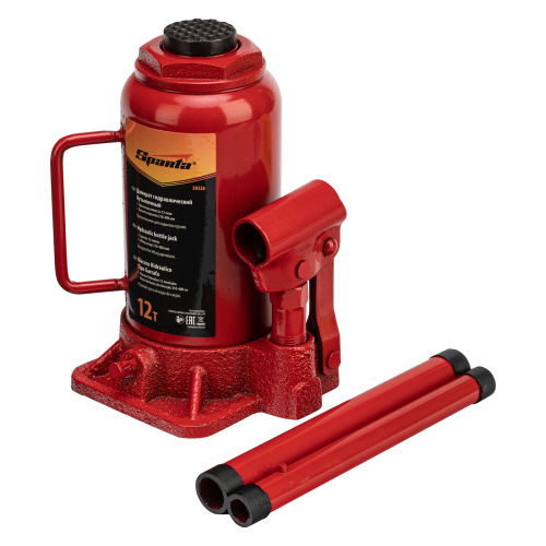 Домкрат гидравлический бутылочный, 12 т, h подъема 210-400 мм Sparta по ценам производителя в Уфе с доставкой по всей России