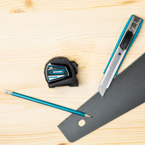 Рулетка "Doppelhaken",2 м x 16 мм,односторонний зацеп,Нейлон,двусторонняя шкала,автоматическая фиксация Gross по ценам производителя в Уфе с доставкой по всей России