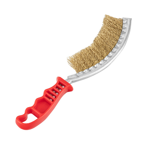 Щетка металлическая изогнутая, пластиковая ручка Matrix по ценам производителя в Уфе с доставкой по всей России