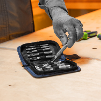 Набор пробойников для кожи 2 3 4 5 6 8 9 10 13 мм, 9 шт, чехол Сибртех по ценам производителя в Уфе с доставкой по всей России