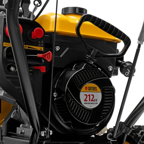 Бензиновая снегоуборочная машина SBM 610S PRO, 212 cc, электростартер, фара, обогрев Denzel по ценам производителя в Уфе с доставкой по всей России