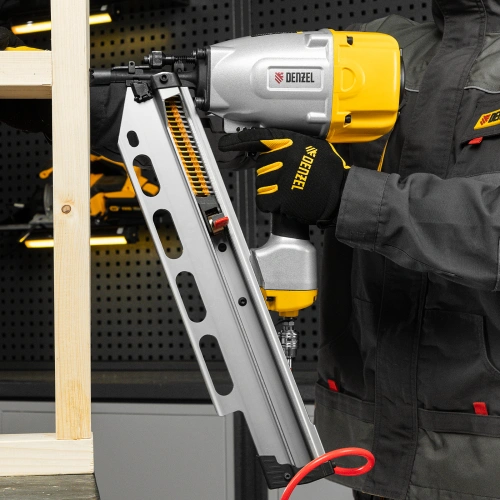 Нейлер пневматический PN2190 для гвоздей SN21 от 50 до 90 мм Denzel по ценам производителя в Уфе с доставкой по всей России