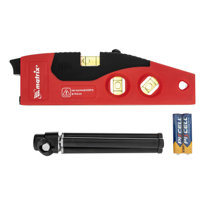 Лазерный уровень, 180 мм, 220 мм штатив, 4 глазка Matrix по ценам производителя в Уфе с доставкой по всей России