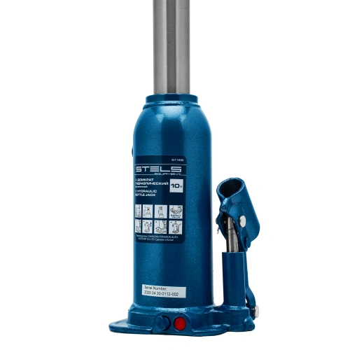 Домкрат гидравлический бутылочный, 10 т, h подъема 222-447 мм Stels по ценам производителя в Уфе с доставкой по всей России
