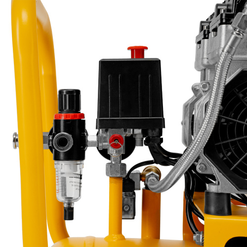 Компрессор безмасляный, малошумный DLS 1500/50, 1500 ВТ, 2x750, 50 л, 260 л/мин Denzel по ценам производителя в Уфе с доставкой по всей России