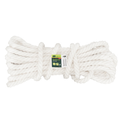 Веревка х/б, D 18 мм, L 11 м, крученая, 567 кгс Сибртех по ценам производителя в Уфе с доставкой по всей России