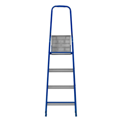 Стремянка, 4 ступени, стальной профиль, алюминиевые ступени Сибртех по ценам производителя в Уфе с доставкой по всей России