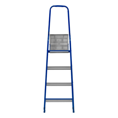 Стремянка, 4 ступени, стальной профиль, алюминиевые ступени Сибртех по ценам производителя в Уфе с доставкой по всей России