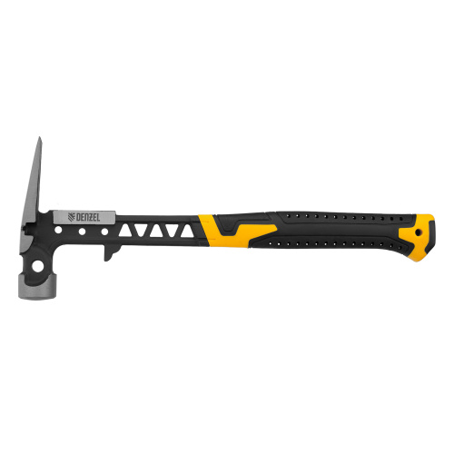 Молоток строительный 450 г, цельнокованый,боек с магнитом, двухкомп. обрезин. рук-ка Denzel по ценам производителя в Уфе с доставкой по всей России