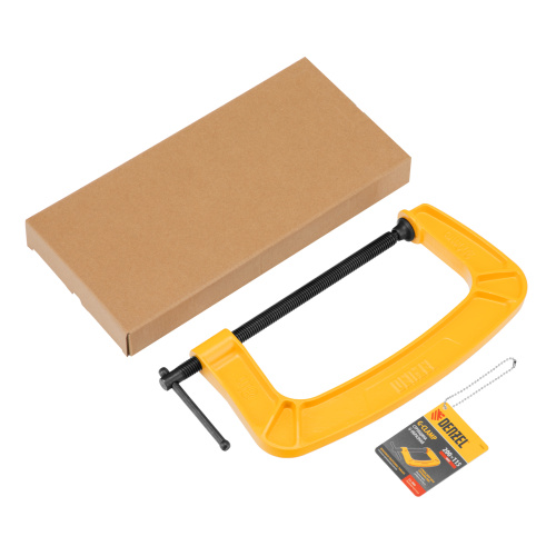 Струбцина G-образная, усиленная, 200 мм Denzel по ценам производителя в Уфе с доставкой по всей России