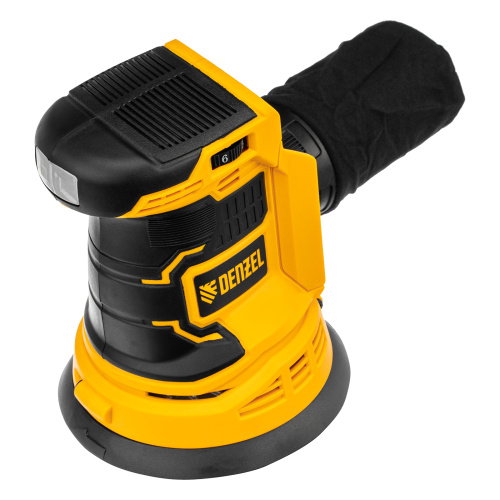 Машина шлифовальная эксцентриковая аккумуляторная COS-125-0, 18В Li-Ion Denzel по ценам производителя в Уфе с доставкой по всей России