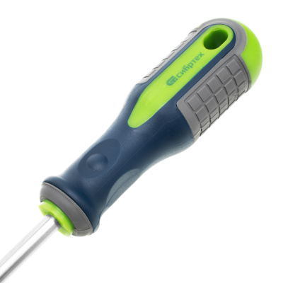 Отвертка, SL8 х 150 мм, CrV, трехкомпонентная рукоятка Сибртех по ценам производителя в Уфе с доставкой по всей России