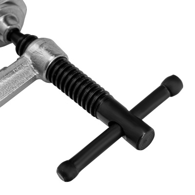 Струбцина F-образная, 100x300мм, кованая Denzel по ценам производителя в Уфе с доставкой по всей России