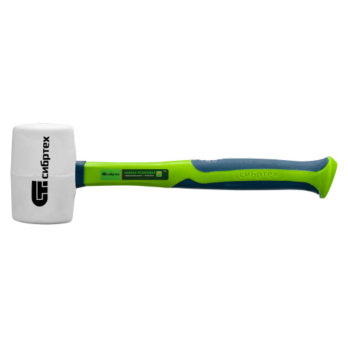 Киянка резиновая, 680 г, белая резина, фибергласовая рукоятка Сибртех по ценам производителя в Уфе с доставкой по всей России