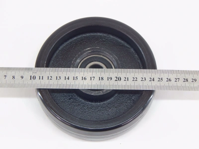 Колесо полиуретан 150х50 мм с подшипником для тележек гидравлических BFWL/BFL10/BFL15 по ценам производителя в Уфе с доставкой по всей России