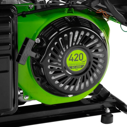 Генератор бензиновый БС-6500, 5.5 кВт, 230В, четырехтактный, 25 л, ручной стартер Сибртех по ценам производителя в Уфе с доставкой по всей России