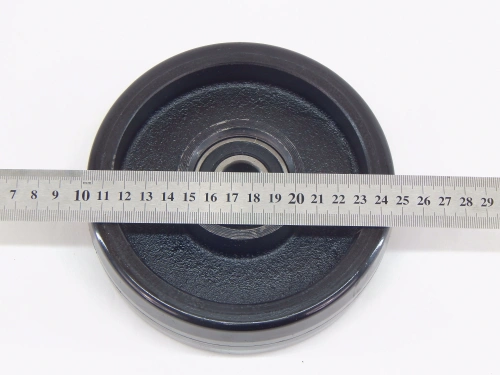 Колесо полиуретан 150х50 мм с подшипником для тележек гидравлических BFWL/BFL10/BFL15 по ценам производителя в Уфе с доставкой по всей России