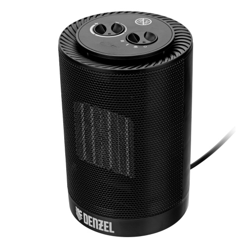 Тепловентилятор керамический DTFC-1200S, вращение, 3 реж., вент., нагрев 600/1200 Вт Denzel по ценам производителя в Уфе с доставкой по всей России