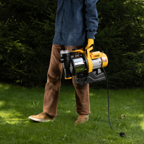 Садовый поверхностный насос GP1100SS, 1100 Вт, 4000 л/ч, подъем 45 м, пластик Denzel по ценам производителя в Уфе с доставкой по всей России