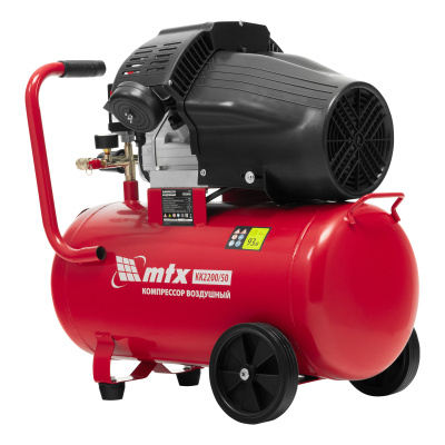 Компрессор воздушный КК-2200/50, 2,2 кВт, 350 л/мин, 50 л, прямой привод, масляный MTX по ценам производителя в Уфе с доставкой по всей России