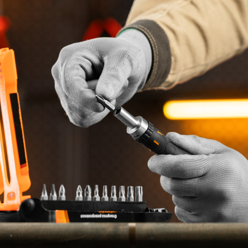 Отвертка реверсивная с набором бит, CrV, 12 шт, Sparta по ценам производителя в Уфе с доставкой по всей России