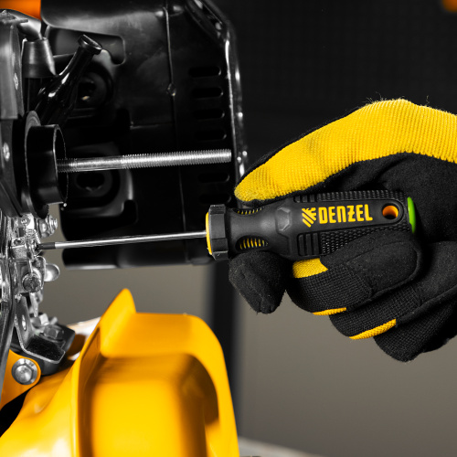 Отвертка PZ0x75 мм, CrV, трехкомпонентная рукоятка Denzel по ценам производителя в Уфе с доставкой по всей России