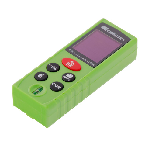 Лазерный дальномер PM-60,60 м,с пузырьковым уровнем Сибртех по ценам производителя в Уфе с доставкой по всей России