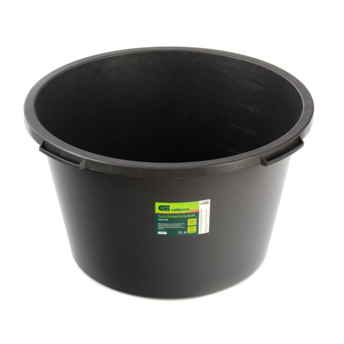 Таз круглый строительный, 60 л Сибртех по ценам производителя в Уфе с доставкой по всей России