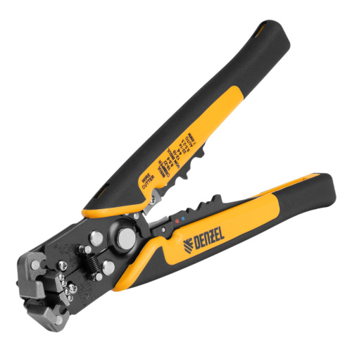 Щипцы для зачистки электропроводов 0,2-6 мм², функция обрезания проводов Denzel по ценам производителя в Уфе с доставкой по всей России