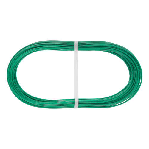 Трос металлополимерный зеленый ПР-2.0, толщина 2.0 мм, моток 20 метров Сибртех по ценам производителя в Уфе с доставкой по всей России
