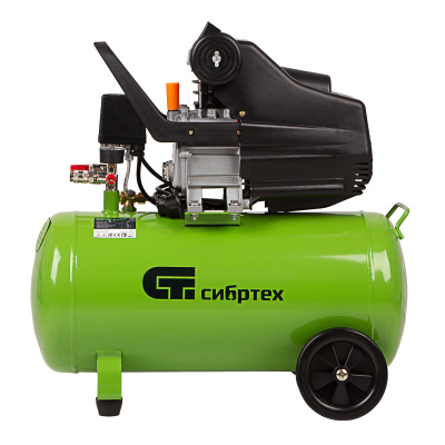 Компрессор воздушный КК-1500/50, 1.5 кВт, 198 л/мин, 50 л, прямой привод, масляный Сибртех по ценам производителя в Уфе с доставкой по всей России