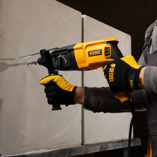 Перфоратор электрический RHH-800-26, SDS-plus, 800 Вт, 3 Дж, 3 плюс 1 реж. Denzel по ценам производителя в Уфе с доставкой по всей России