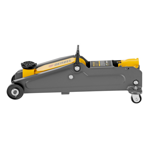 Домкрат гидравлический подкатной, 2 т, 135-385 мм, в пласт. кейсе Denzel по ценам производителя в Уфе с доставкой по всей России