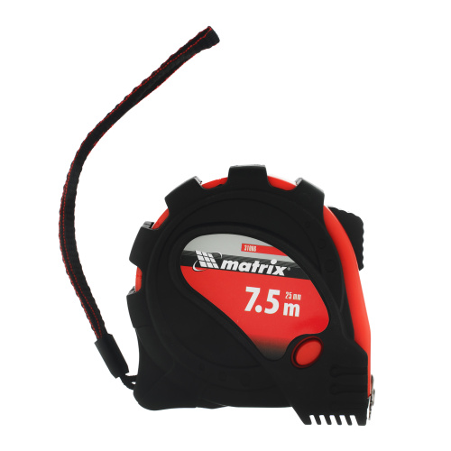 Рулетка Status Magnet 3 fixations,7,5 м х 25 мм,обрезиненный корпус,зацеп с магнитом Matrix по ценам производителя в Уфе с доставкой по всей России