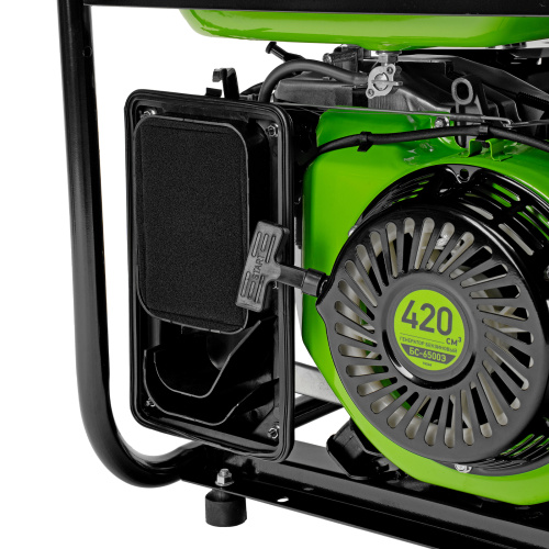 Генератор бензиновый БС-6500Э, 5.5 кВт, 230В, четырехтактный, 25 л, электростартер Сибртех по ценам производителя в Уфе с доставкой по всей России