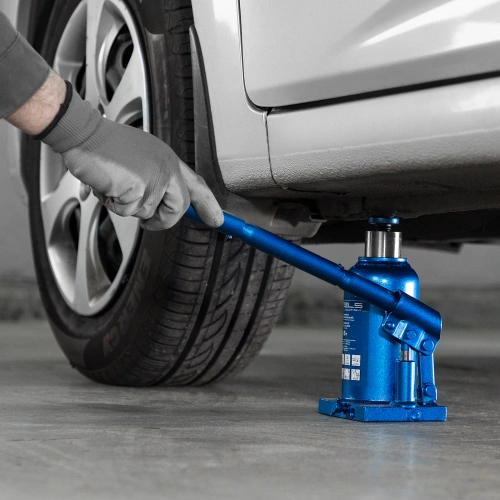 Домкрат гидравлический бутылочный телескопический, 6 т, H подъема 170-420 мм Stels по ценам производителя в Уфе с доставкой по всей России