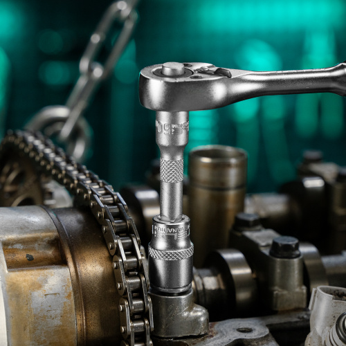 Набор торцевых головок с трещоткой, 1/4", 18 предметов Stels по ценам производителя в Уфе с доставкой по всей России