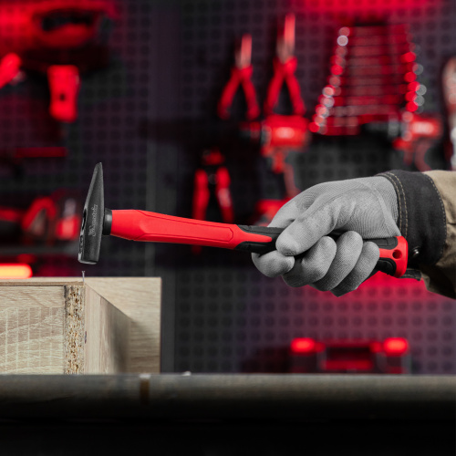 Молоток слесарный optimal, 100 г, фибергласовая обрезиненная рукоятка, квадратный боек Matrix по ценам производителя в Уфе с доставкой по всей России